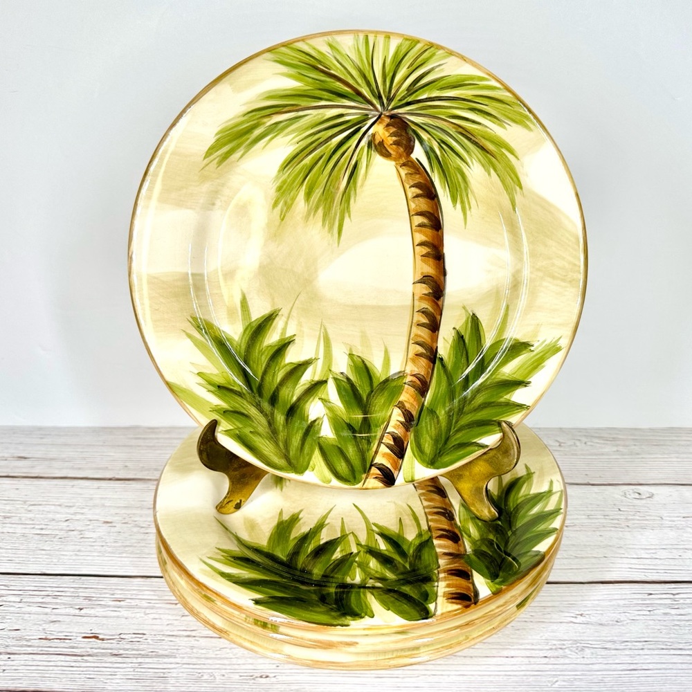 Tabletops Unlimited Kona Salad a plates set of 4